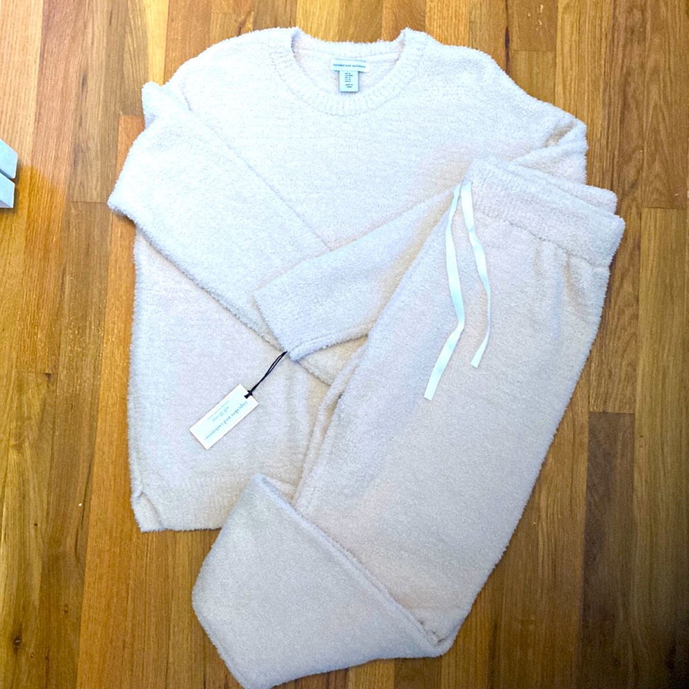 Crème Pajama Set